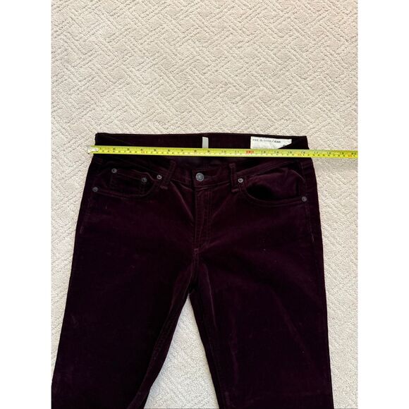 Rag & Bone Elephant Bell Corduroys in Wine Size 30 - Picture 4 of 9